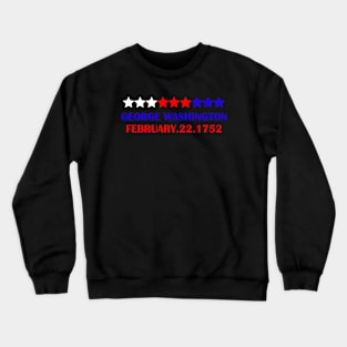 Washington Birthday Crewneck Sweatshirt